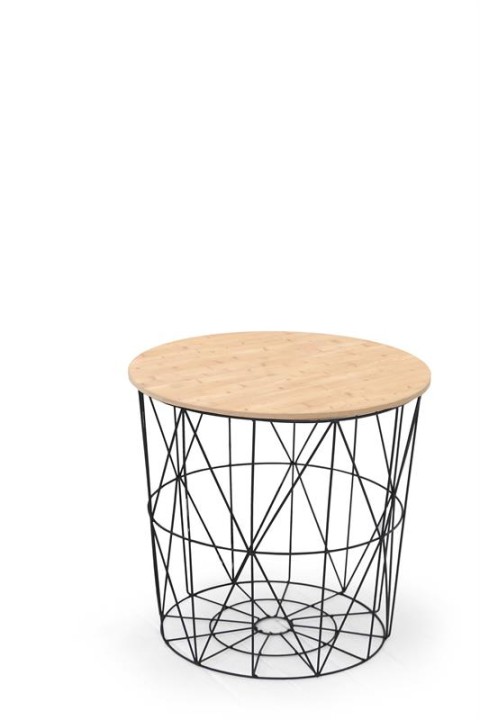 Журнальний столик Halmar MARIFFA Чорний / Натуральний